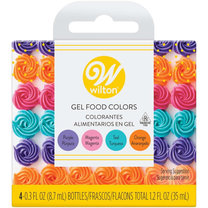 Colorantes En Gel - Colores Neón - Set X 4