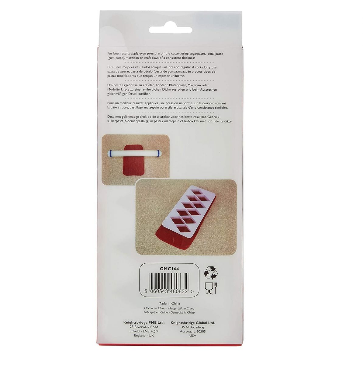 Multi Cortante Geometrico De Forma Diamante Xl En Set 3 Tamaños