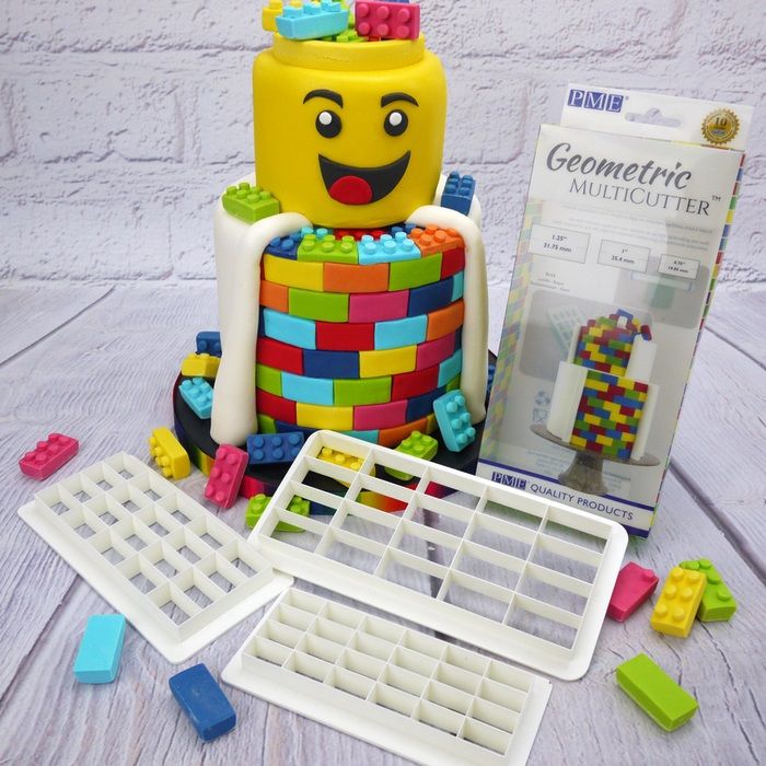 Multi Cortante Geometrico De Forma Rompecabeza En Set 3 Tamaños