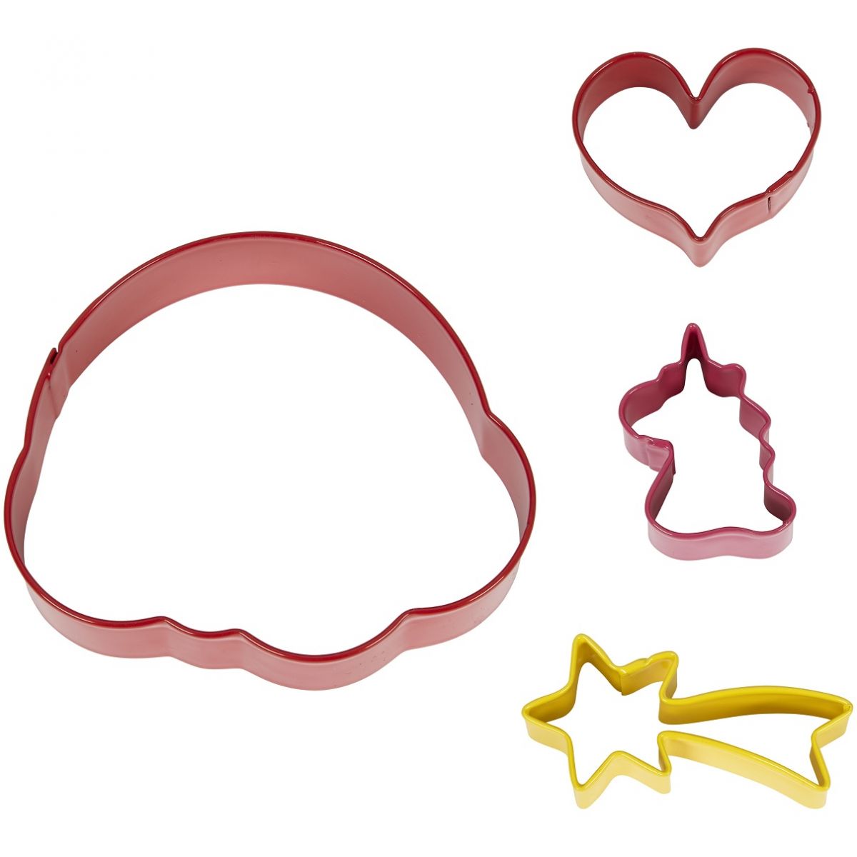 Juego Para Decorar Galletitas - Picos - Cortantes Y Mangas - Unicornio
