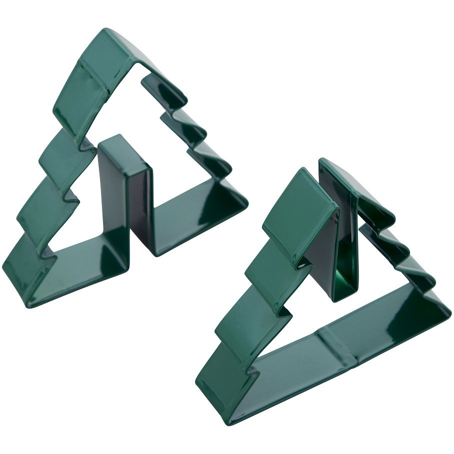 Set De Cortantes De Galletitas 3d - árbol De Navidad