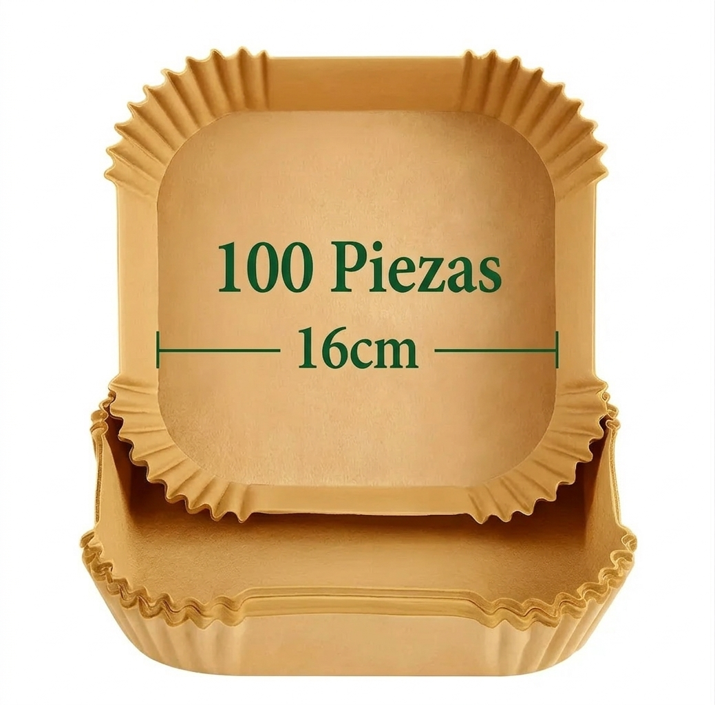 Bandeja De Papel Descartable 16 Cm X 16 Cm X 100 Un