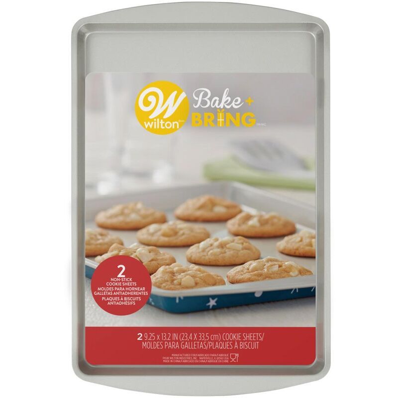 Molde Acero Estañado  Para Galletas 33 X 23 Cm  - Set X 2 - Bake And Bring