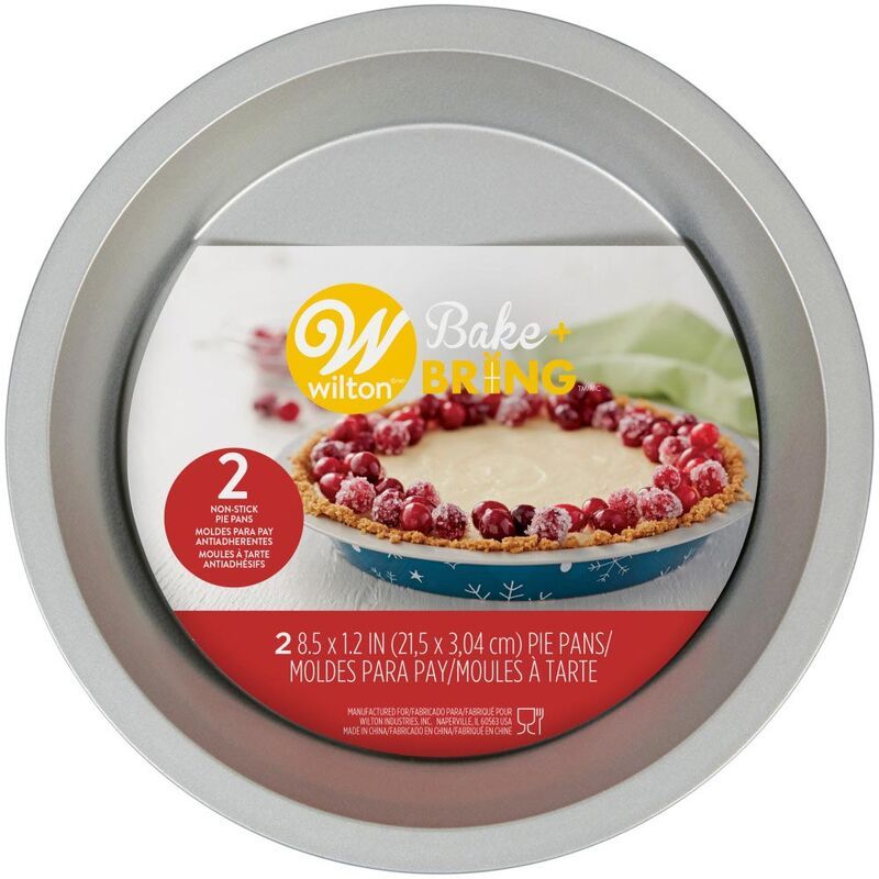 Molde Para Tortas De Acero Estañado 22 Cm - Set X 2 - Bake And Bring