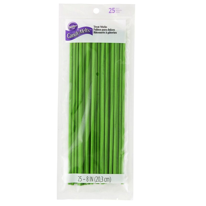 Palitos De Papel Macizos Color Verde